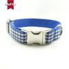 Blue Plaid Dog Collar - Unique Personality Pet Accessory