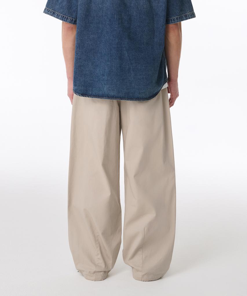 MUSINSA STANDARD Cotton Balloon Pants [Light Beige]