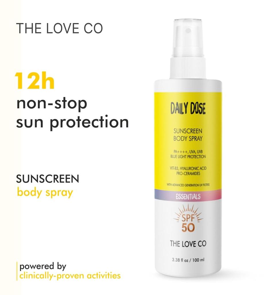 Солнцезащитный быстросохнущий спрей для тела SPF 50 PA ++++ 100 мл