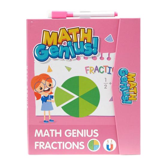 1 Set Magnetic Fraction Demonstration Book Fraction Learning Magnetic Tiles Circles Educational Fraction Puzzle Teaching Aid Math Manipulatives