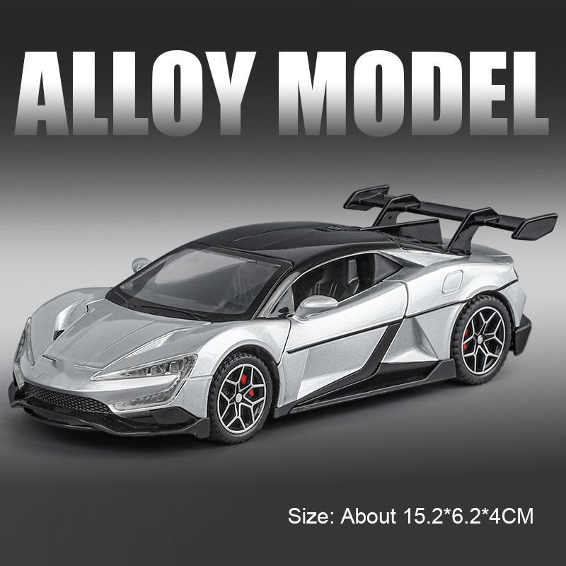 ABAE1 1:32 SU7 Ultra BYD Yangwang U9 Alloy Sportscar Model Diecast Toy Rear Wheel Pull Back with Sound Light Vehice Collecting Hobbies