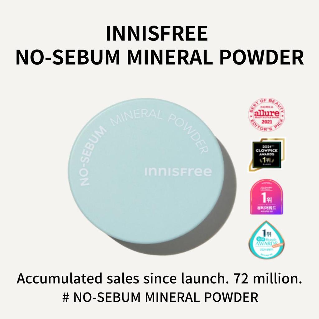 Innisfree NEW NO-SEBUM MINERAL POWDER 5g | Makeup Fix / Control the Oiliness Powder