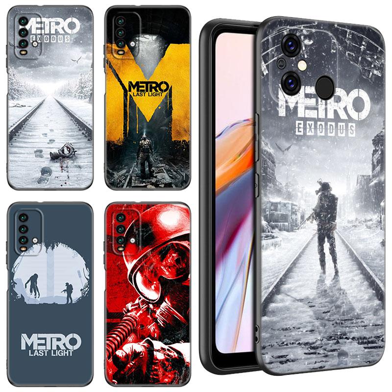 Чехол для телефона Metro 2033 Black для Xiaomi Redmi 11 Prime 11A 12C 13C A1 A2 Plus 12 4G 10 5G 8A 9A 10A 9C 10C 9i 12R Note 9T