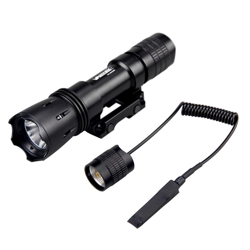 VA5006 Свет для охотничьего оружия 1200 лм Тактический фонарик для страйкбола на рейке + переключатель + 18650 + зарядное устройство