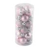 Elevate the Festivewith Pink Christmas Ball Ornaments Set of 24