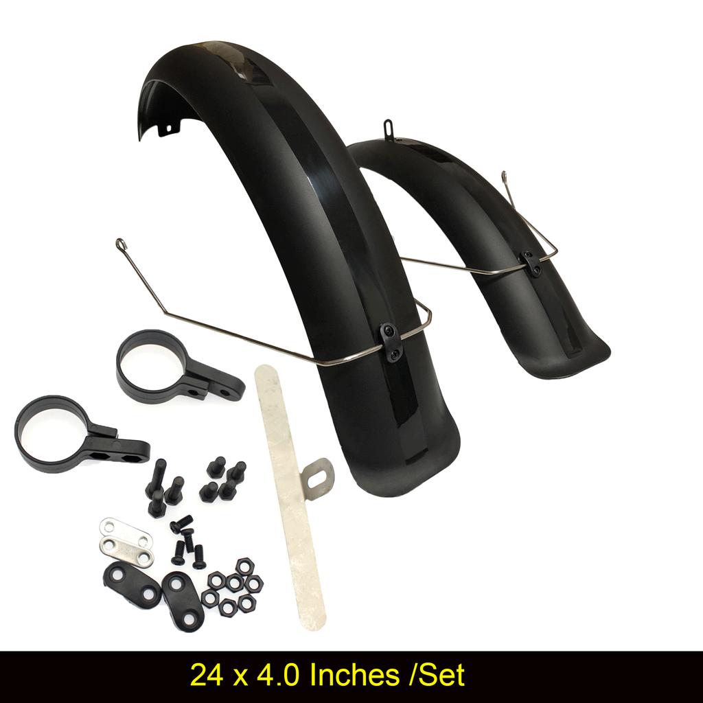 20x4,0 20x5,0 Fat Tire Fender E-bike 20 дюймов сноуборд электрический велосипед крыло крыло пластик прочный грязевой