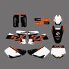 NICECNC Для KTM SX65 SX 65 2002-2008 Мотокросс Графика Фон Наклейки Стикер Индивидуальная Декорация 2007 2006 2005 2004 2003
