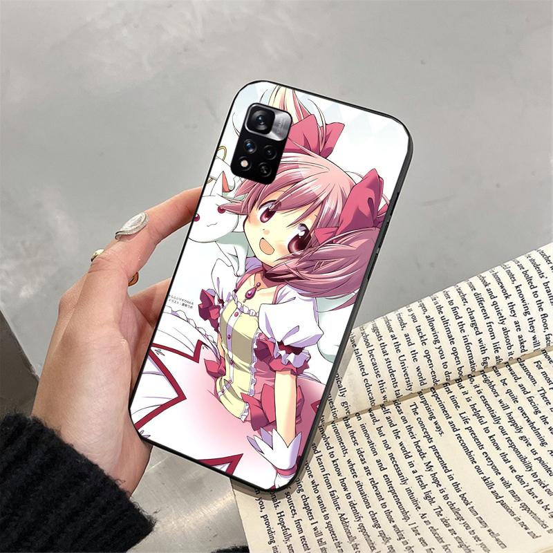 Чехол для телефона для Xiaomi Poco C71 15T 14T Pro Redmi note 15 14 14 13 Pro Redmi A5 15C 13C Puella Magi Madoka Magica