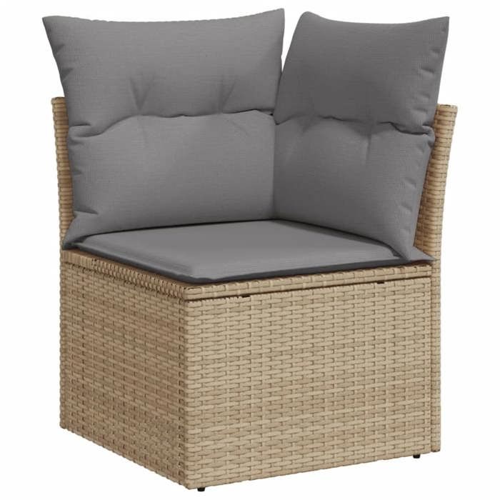 VidaXL Salon de Jardin avec Coussins 11 pcs, Canapés de Terrasse, Ensemble de Meubles de Patio, Mobilier d'Extérieur, 3226430
