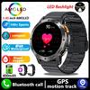 Новые GPS-смарт-часы для улицы 1,43'' AMOLED-дисплей 100+ спортивных режимов Голосовые вызовы Умные часы для мужчин Прочность военного класса
