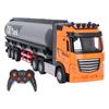 RC Oil Tanker Trailer Toy 9CH Musical Alloy Educational Открывающаяся дверь Дистанционное управление Грузовик Топливо