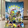 Fenerbahce Theme blanket Soft Flannel Blanket Plush Throw Blanket Cozy Sofa Bed Blanket for Home Decor