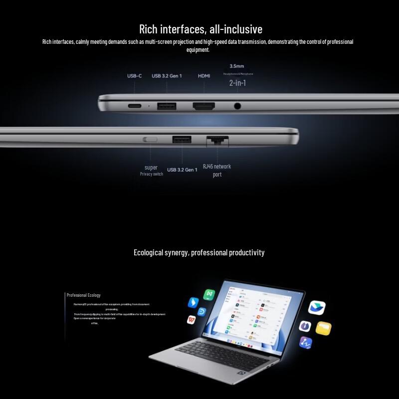 HUAWEI Qingyun HM740-061 Ultra-thin Laptop (CN version)