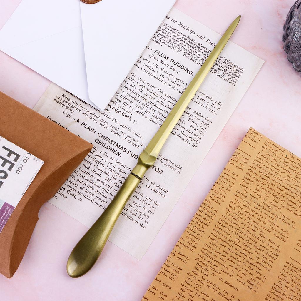 Металлический резак для бумаги, открывалка для писем, ретро нож для открывания писем, резак для рисовой бумаги, резак для бумаги, офисные принадлежности