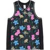 Giannis Dri-FIT DNA Цветочный принт Баскетбольная майка Мужская черная FB7026-010