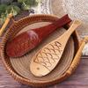 Tableware Easy To Clean Natural Eco-friendly Wooden Spatula Serving Spoons Rice Paddle Rice Scooper