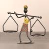 Metal  Creative Retro Candlestick Dining Table Human Modeling Party Home Decor
