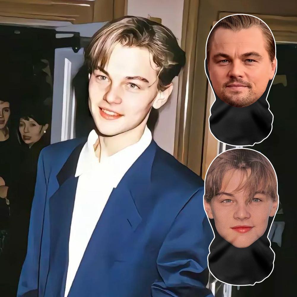 3D Узор Сетчатая Маска для Лица Головной Убор Вечеринка Косплей Реквизит Забавное Лицо Принт Головной Платок Знаменитость Ледяной Шелк Солнцезащитная Маска для Головы