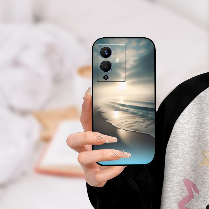 For infinix NOTE 12 PRO 5G Case X671B TPU Wolf Cat Silicone Bumper Cover for Infinix Note 12 Pro 5G Phone Case Note12 Pro 5G