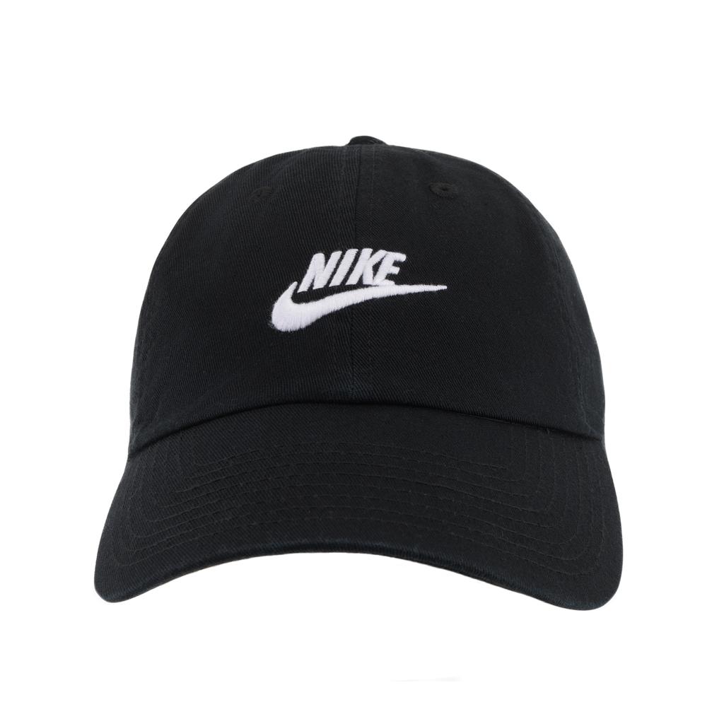 Nike Хлопковая бейсболка с микро-логотипом и надписью, унисекс, черная FB5368011