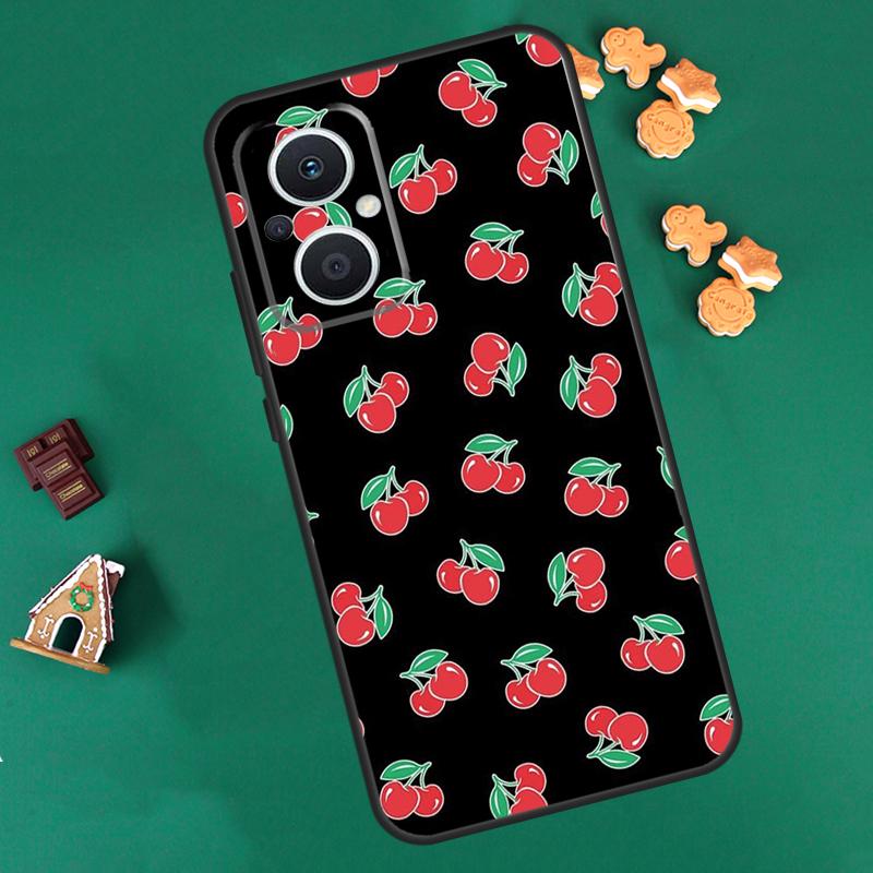 Черный розовый вишневый чехол для OPPO Reno 10 Pro 4Z 5Z 8T 4 5 6 7 8 Lite OPPO Find X6 Pro X3 X2 Neo X5 Lite Cover