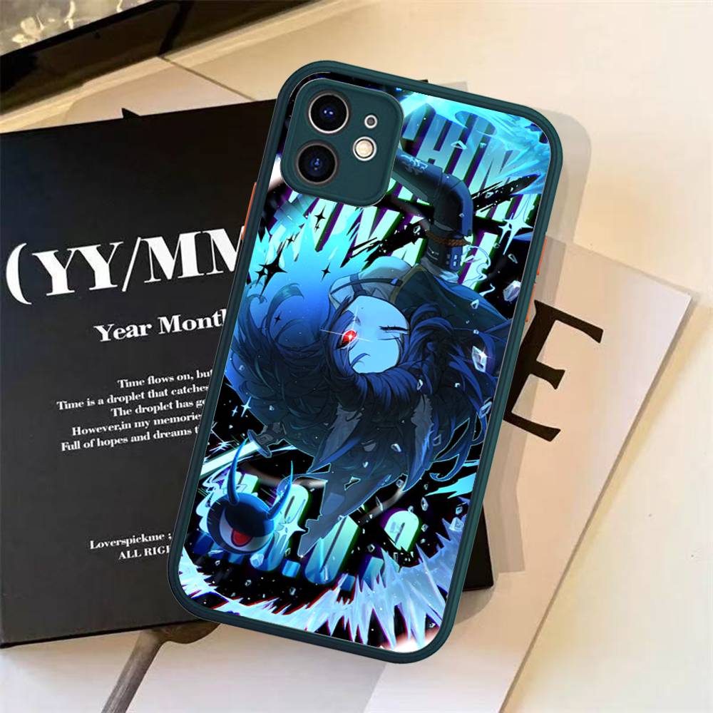 Hoshimi Miyabi ZZZ Phone Cases for iPhone 16 15 14 Plus 13 12 11 Pro Max Matte oft Bumper Phone Cover