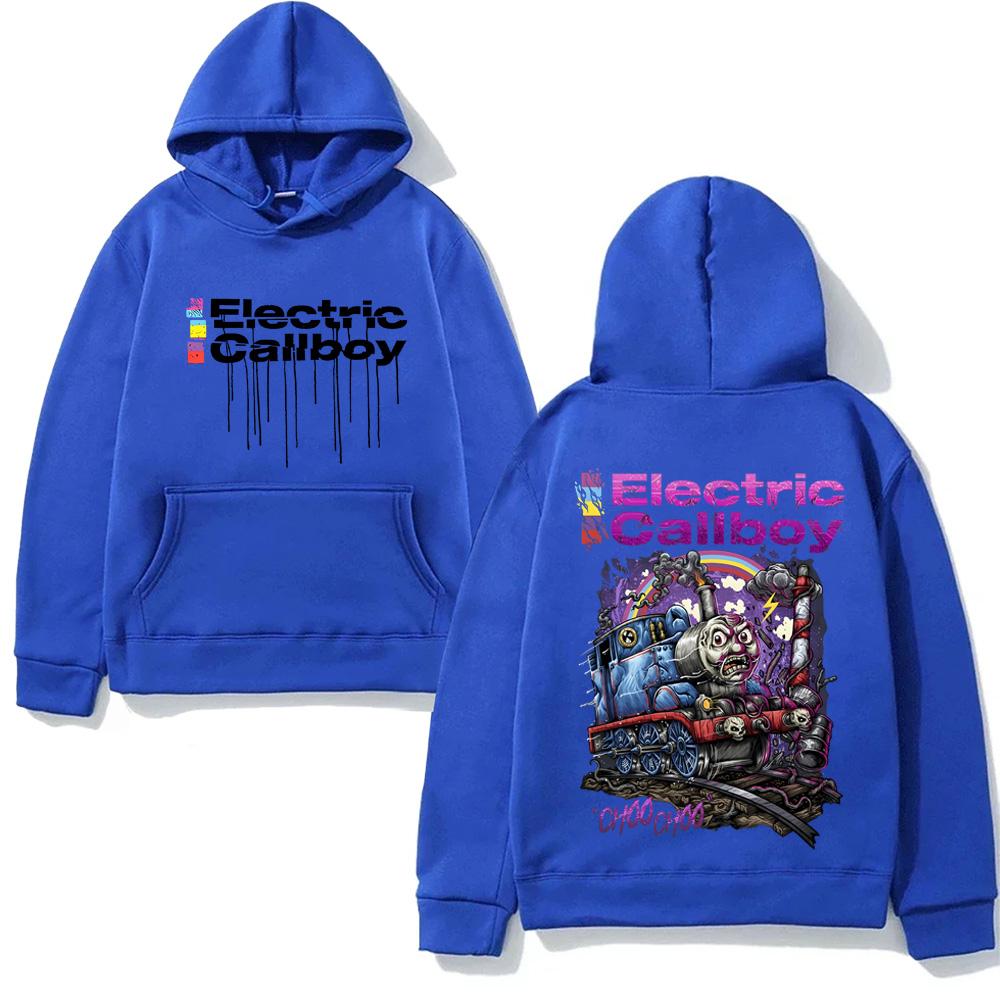 Худи Electric Callboy Панк 2025 Новый Альбом Модная Толстовка Графическая Печать Гранж Одежда SudaderasHoody Ретро Высокое Качество