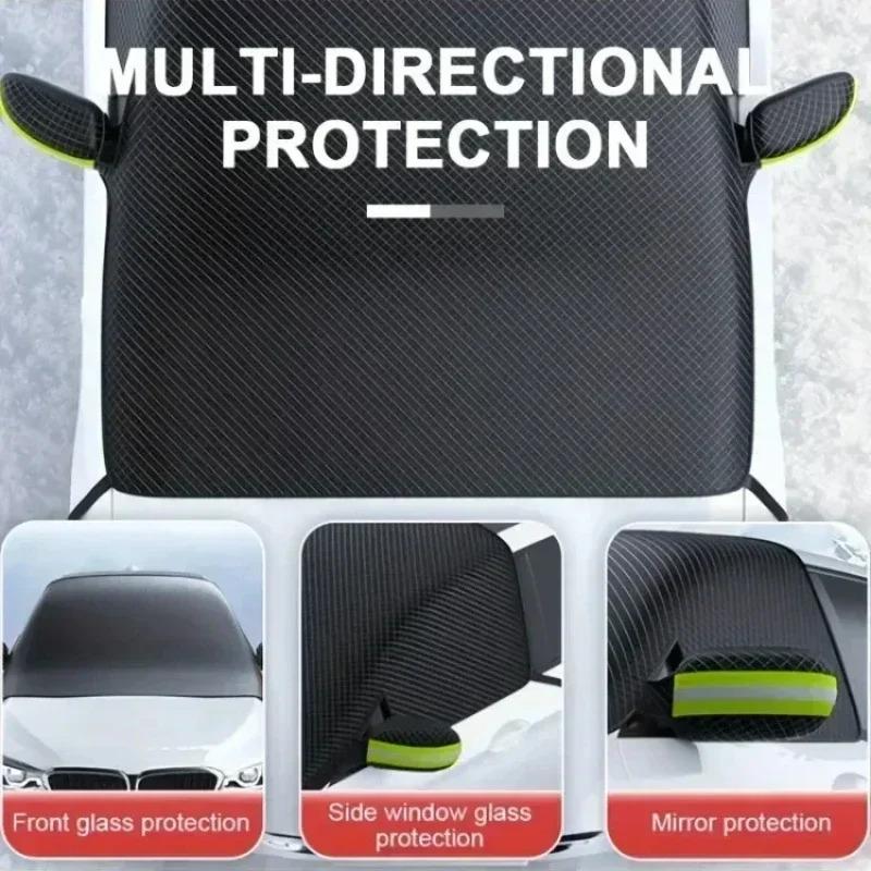 Windshield Cover Car Snow Cover Car Windshield Cover Snow Protector Ice Blocked Front Window Protector Exterior Auto AccessoriesWindshield Sunshades
