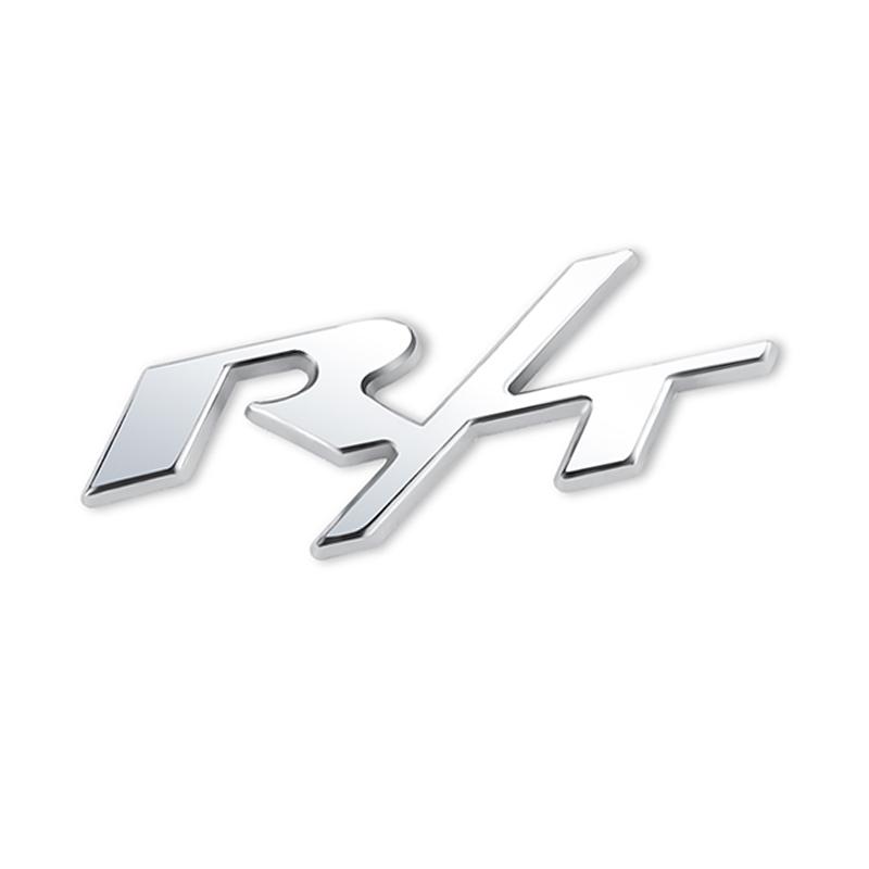 Car Stickers 3D R/T RT Letter For Dodge Renegade Caravan Chrysler Jeep Cherokee Compass Challenger Charger Ram Caliber Journey ALQ1