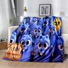 3D Grizzy and The Lemmings Cartoon Blanket,Soft Throw Blanket for Home Bedroom Bed Sofa Picnic Travel Office Cover Blanket Kids