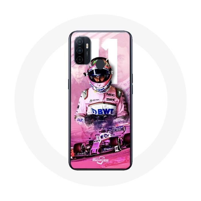 Coque - Oppo - A53 - Formule 1 Sergio Pérez - Souple - Rose - Mixte