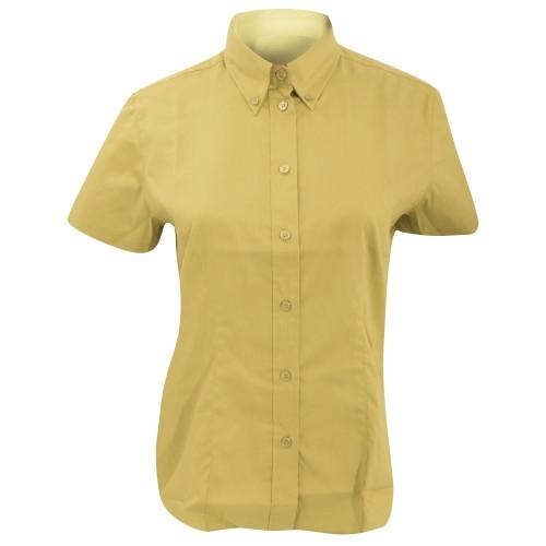 Kustom Kit Ladies Corporate Oxford Short Sleeve Shirt
