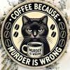 Funny Coffee Quote Retro Metal Tin Sign Wall Decor Gift