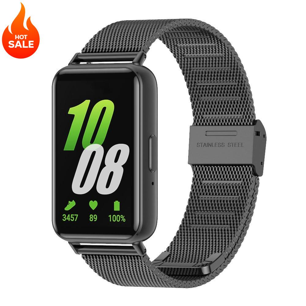 Ремешок из нержавеющей стали с металлической сеткой для смарт-часов Samsung Galaxy Fit 3, сменный браслет для Samsung Galaxy Fit 3, ремешок для часов