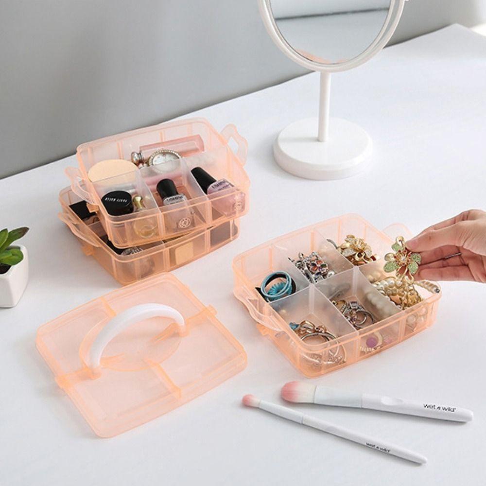 Съемный чехол-органайзер для бусин, прозрачная коробка для ожерелья, коробка для хранения ювелирных изделий