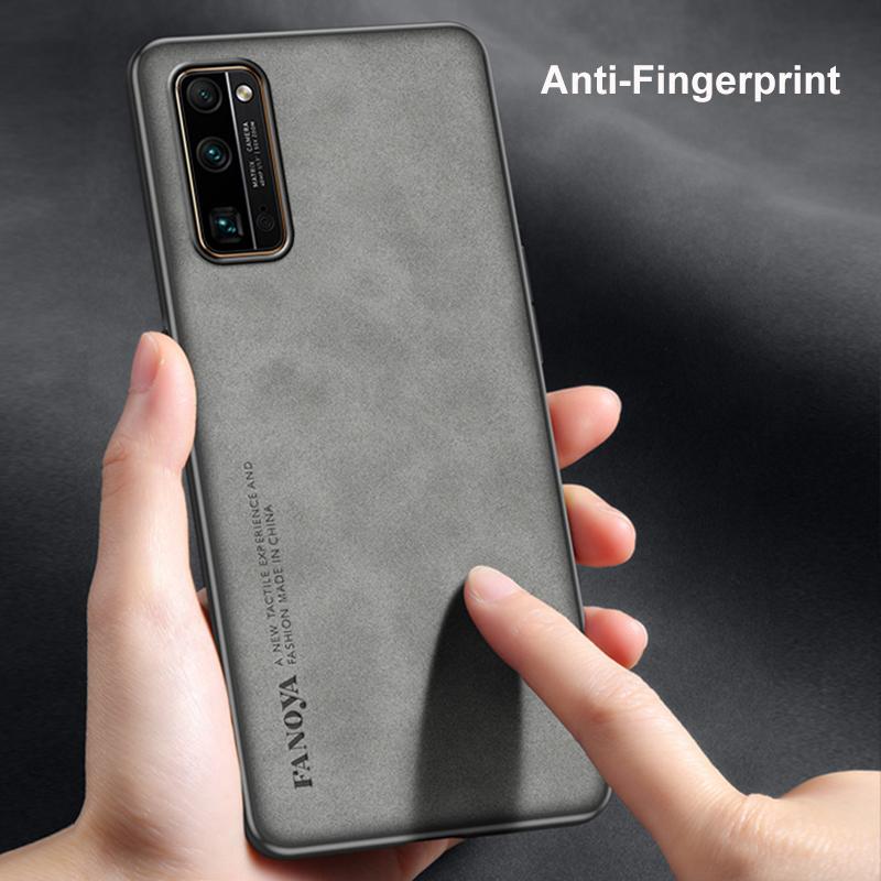 Роскошный чехол из искусственной кожи для Honor 30 Pro Plus, матовый защитный силиконовый чехол для телефона из ТПУ для Honor 30S 30i View 30 Pro Coque