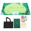 Golf Chipping Game Set Entertaining Portable Golf Training Mat for Club Indoor Outdoor Type 2
