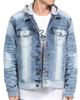 GATCHA Stretch Blast Wash Denim Jacket with Detachable Size and Clothing Hood, Bleach, L, 241G1622, Men's Women's, Spring/Summer