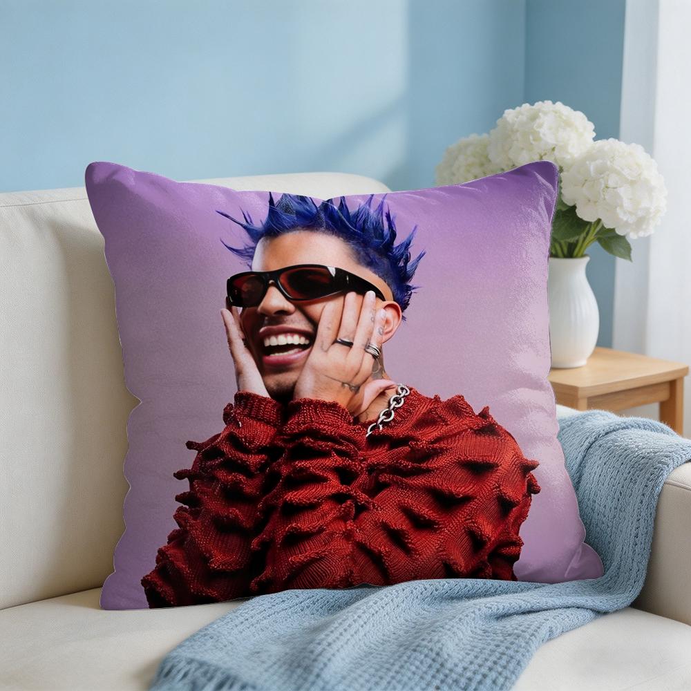 RRauw Alejandro Nuestra Cushion Cover Square Pillow Bedroom Sofa Leisure Comfort Living Room Home Decoration X