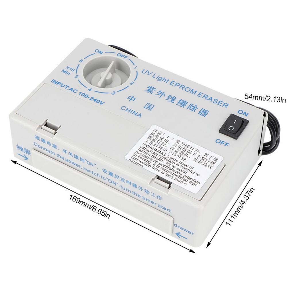 UV EPROM Eraser Ultraviolet Light Erasable Timer Semiconductor Wafer Erase Radiation