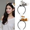 Милая Animal Hairband Дышащая Ткань Удобная Повседневная Носка Для Детей Взрослых Вечеринки Костюм Аксессуары