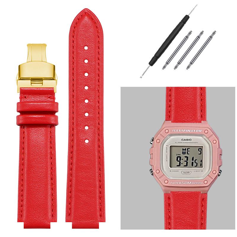 16-мм ремешок для часов из натуральной кожи для G-Shock Casio DW5600/GW-B5600/G-5600/GW-M5610 Замена ремешков Выпуклый ремешок для часов