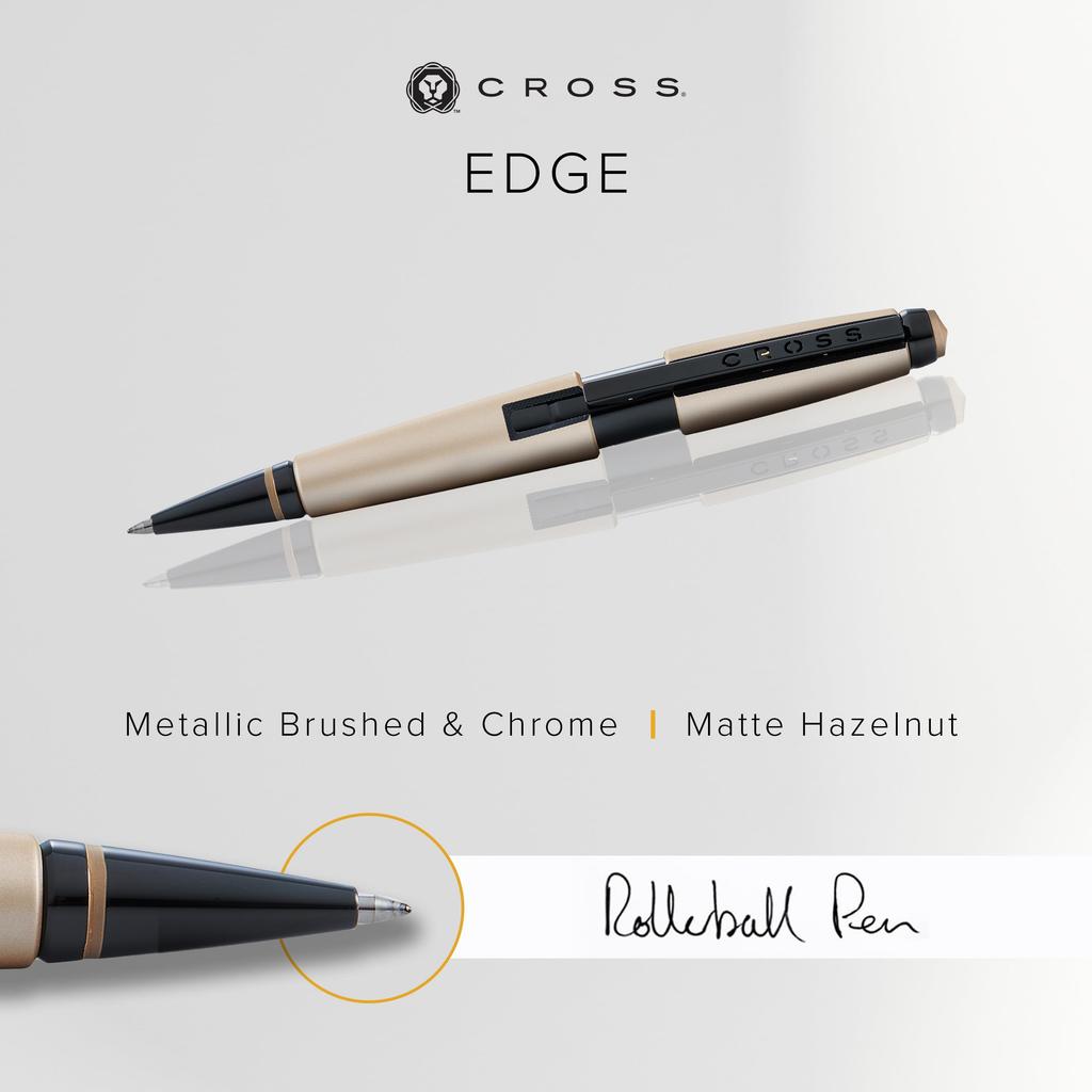 Шариковая ручка Cross, Матовая, Цвет лесного ореха, Официальный импорт, Чернила на водной основе, Кромка, Лак, NAT0555-14,