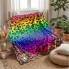 Rainbow Bow Fantasy Theme blanket Lightweight Warm Flannel Blanket Decorative Throw Blanket for Home Decoration