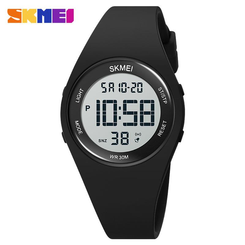 Moment Beauty Student Sports Водонепроницаемые электронные часы Стильные простые детские часы с мультяшным принтом и съемным ремешком