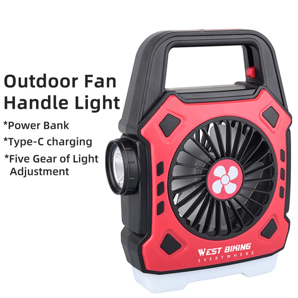 Многофункциональный вентилятор для кемпинга, уличный портативный светильник, ручной светильник с быстрой перезарядкой, электрический вентилятор для