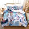 Аниме Ария Анимация Постельное белье Пододеяльник Одеяло Постельное белье Пододеяльник Наволочка King Queen Twin Размер Мальчики Девочки Взрослые