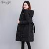 Winter Women's Coat Long Thickened Warm Cotton Padded Parka Ladies Jacket