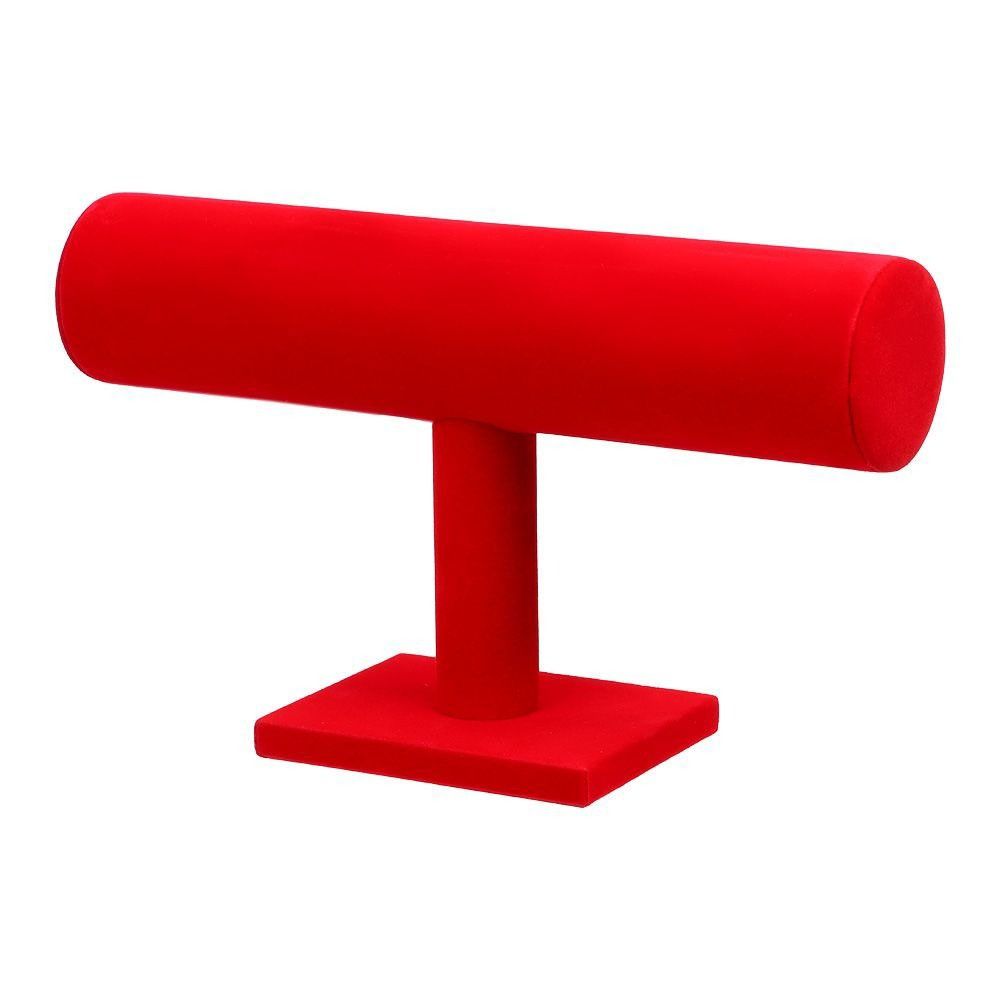 Стенд для выставки товаров Бархатная Т-образная подставка H-образный браслет для ювелирных изделий Прочный стеллаж для ювелирных изделий Ювелирные изделия