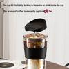 COSTA Double-Walled Insulated Glass Coffee Mug with Lid